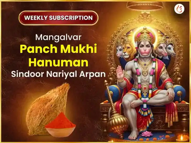 Mangalvar Panchamukhi Hanuman Weekly Sindur & Coconut Daan