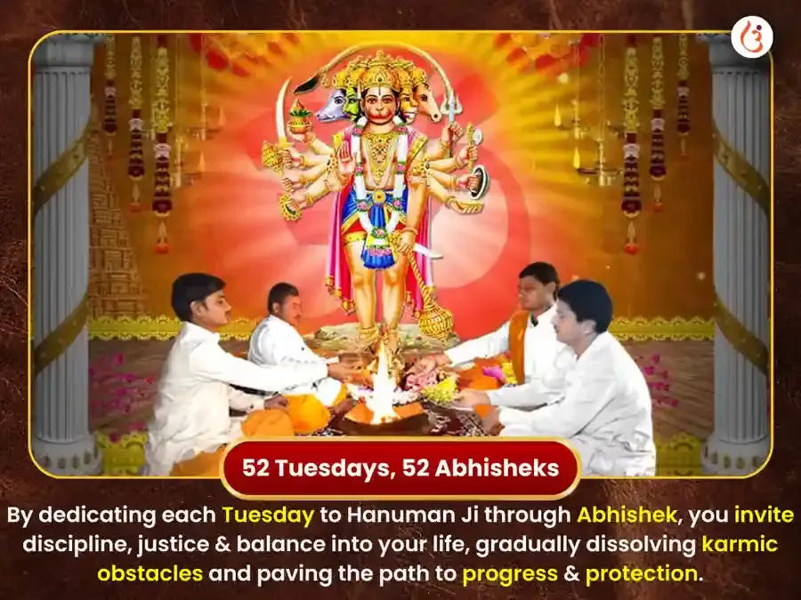 Mangalvar Panchamukhi Hanuman Weekly Sindur & Coconut Daan